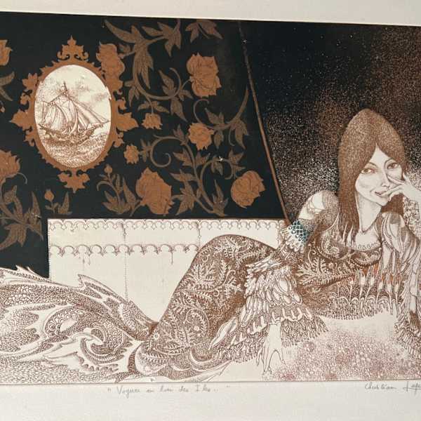 Voyager au loin des iles by Christian Lepere, Image 1.