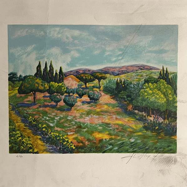 Paysage du Lubéron (copy) by Claude Chevalley, Image 2.