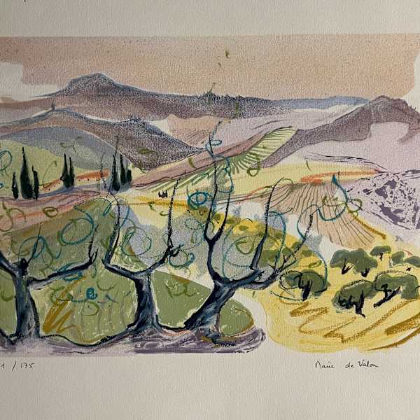 Unknown - Paysage Provençal by Marie de Valon, Image 1.