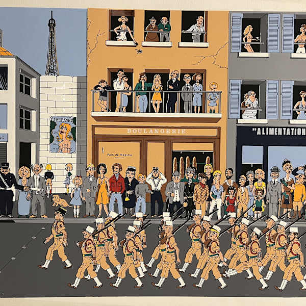 La légion défile by Alfred Reynaud, Image 1.