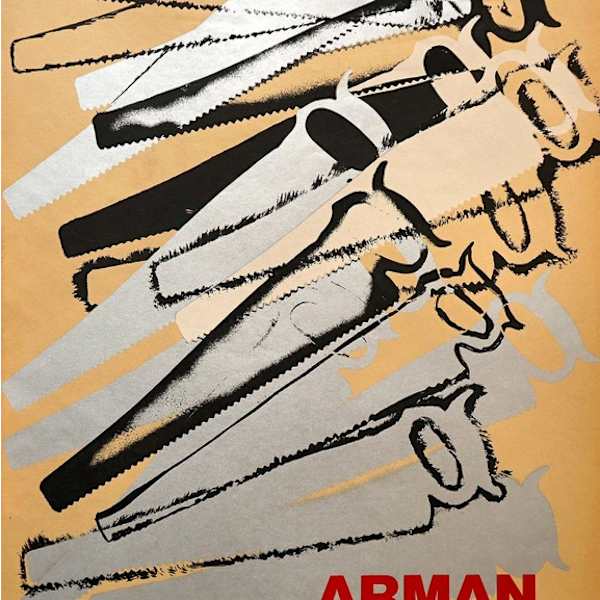 Poster La parade des objets / Les scies / Musee Picasso Antibes by Pierre Fernandez Arman, Image 2.