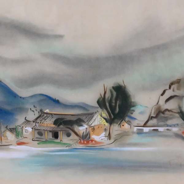 Unknown Paysage by Leonard Foujita, Image 1.