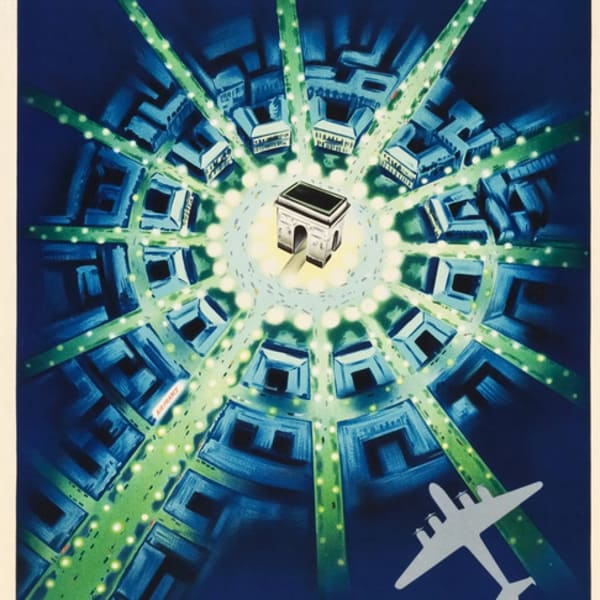 AIr France Arc de Tromphe  Poster by Pierre Baudouin, Image 2.