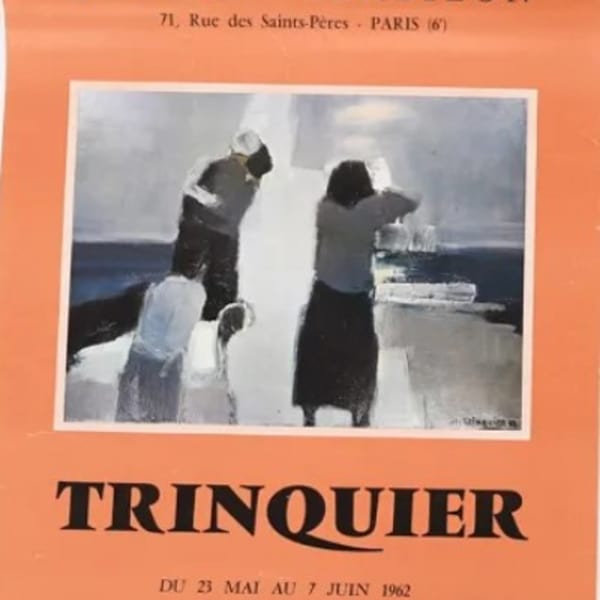 Poster exposition galerie Barbizon by Trinquier, Image 1.