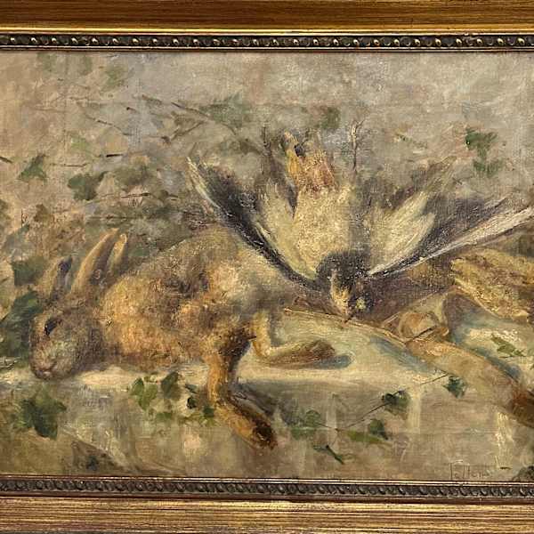 Cacciagione by Cesare Tallone (1853-1919), Image 1.
