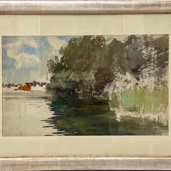 Senza titolo (Paesaggio) by Hans Sandreuter (1850-1901), Image 1.