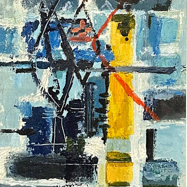 Senza titolo (Porticciolo) by Renato Birolli (1905-1959), Image 1.