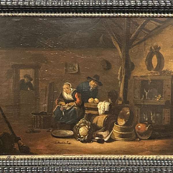 Nella cucina operaia by Adriaen Van der Poel (1626-1685), Image 1.
