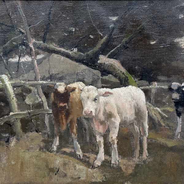 Al pascolo by Luigi Chialiva (1841-1914), Image 1.
