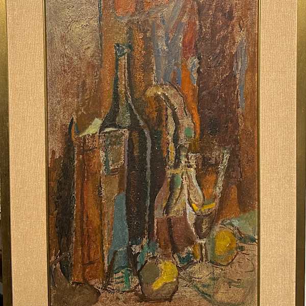 Stillleben mit Gläsern by Fritz Huf (1888-1970), Image 1.