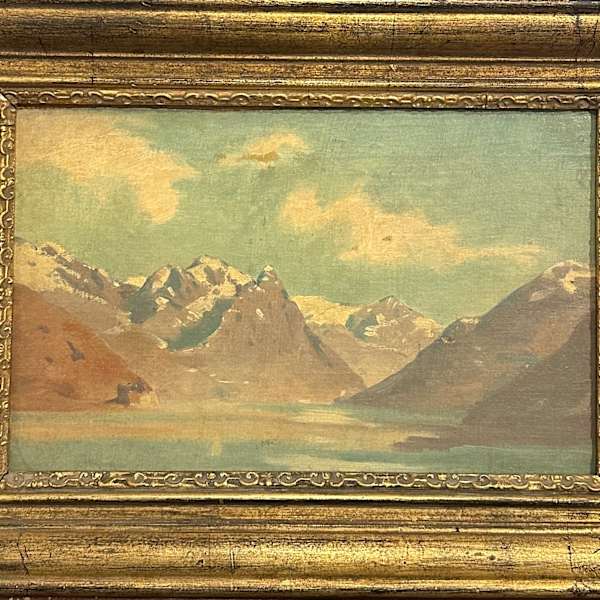 Lago di Lugano (Porlezza) by Ambrogio Preda (1839-1906), Image 1.
