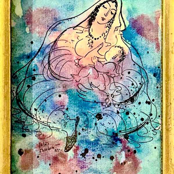 Mother and child by Reuven Rubin (1893-1974), Image 1.