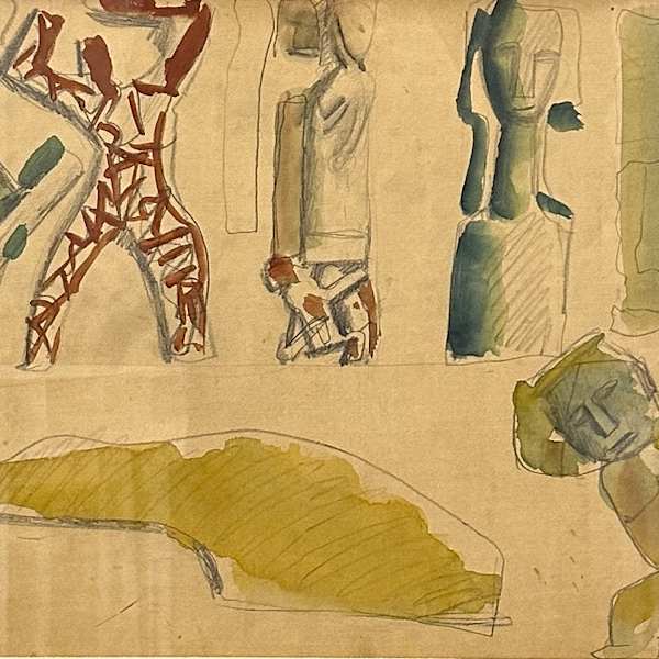 Figure by Mario Sironi (1885-1961), Image 1.