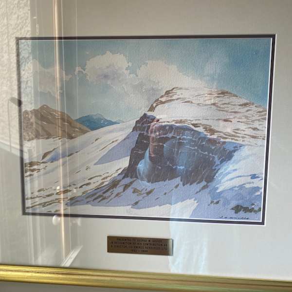 Summit of Andromache Banff Jasper Highway 1993 by J.A. Millard, Image 1.