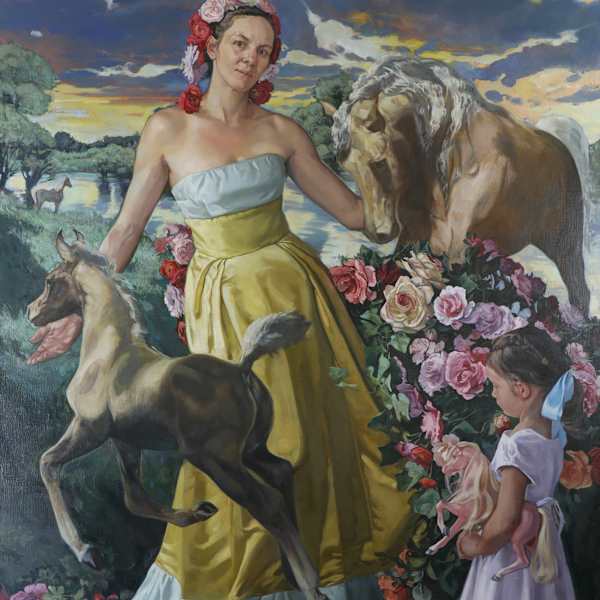 Portrait as Palomino by Haley Hasler, Image 1.