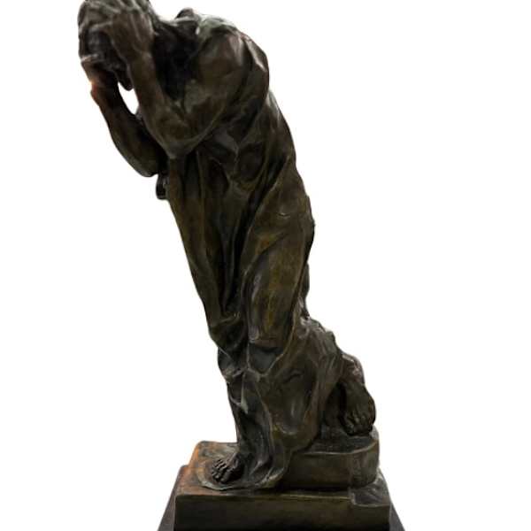 The Weeping Burgher by Auguste Rodin, Image 1.