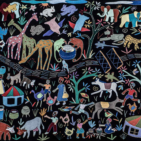 Mapula Cloth #2 of 3 by Joyce Baloyi, Image 4.