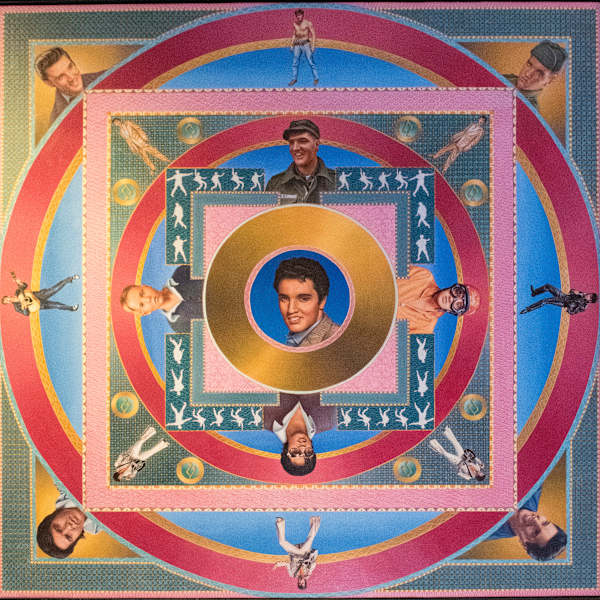 Elvis Mandala by Gary Bolding '75, Image 1.