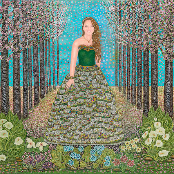 PEACOCK DRESS by Michael Lawrence, Image 1.