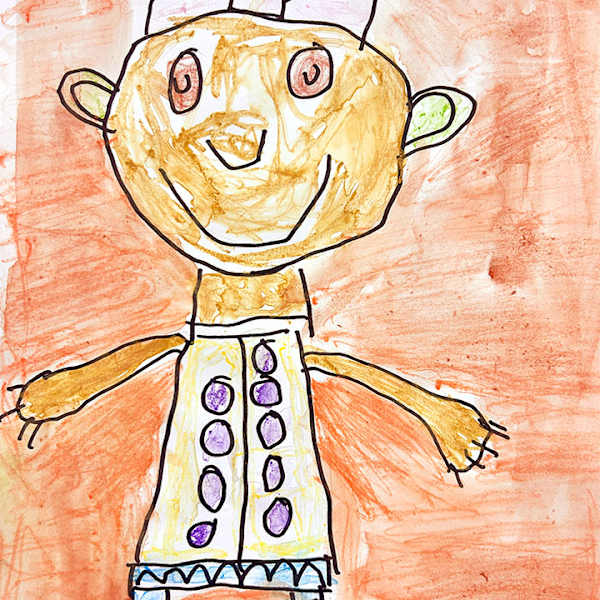 Purple Polka Dot by Lucy Long, Image 1.