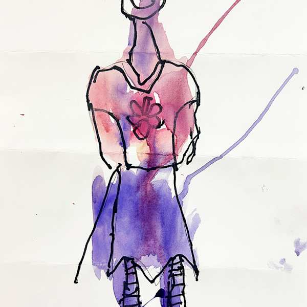 Purple Person by Joshua Kauth, Image 1.