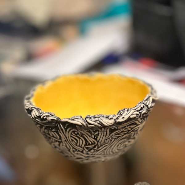 Small ceramic bowl by Audrey Mah, Image 1.