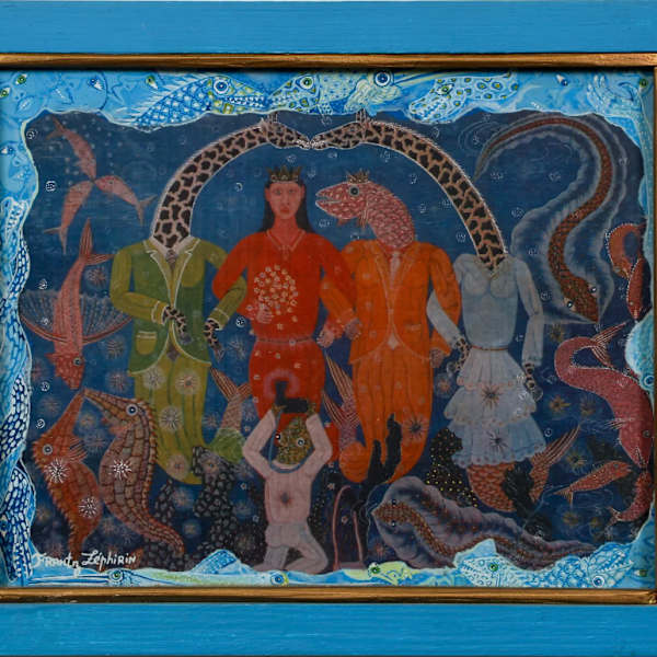 Untitled (Mystical Wedding) by Frantz Zephirin, Image 1.