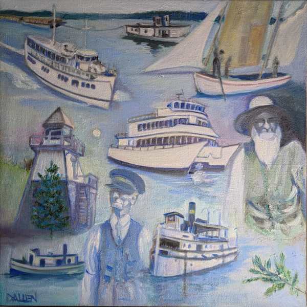 Transportation, Lake Nipissing by Dianne Allen, Image 1.