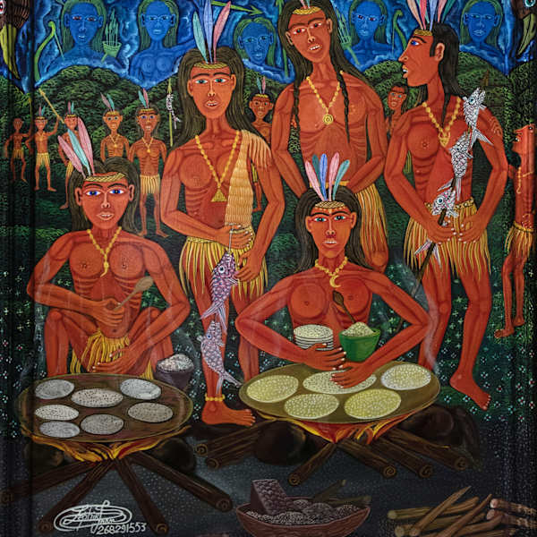 Preparing a Feast by Frantz Zephirin, Image 1.