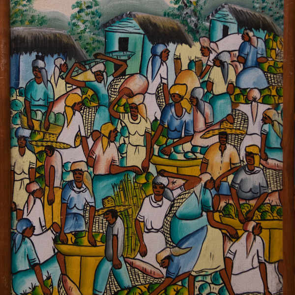 Busy Market Place by Henry, Image 1.