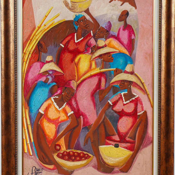 Market Scene by Petion Savain, Image 1.