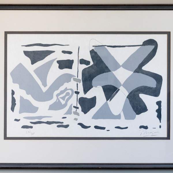 "Si Je Mourrais La - Bas" From Apollinaire by Georges Braque, Image 2.