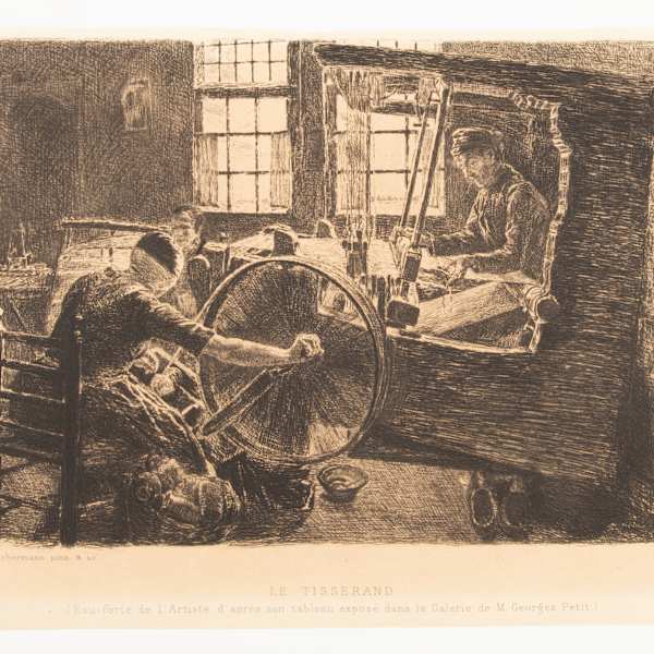 Le Tisserand by Max Liebermann, Image 2.