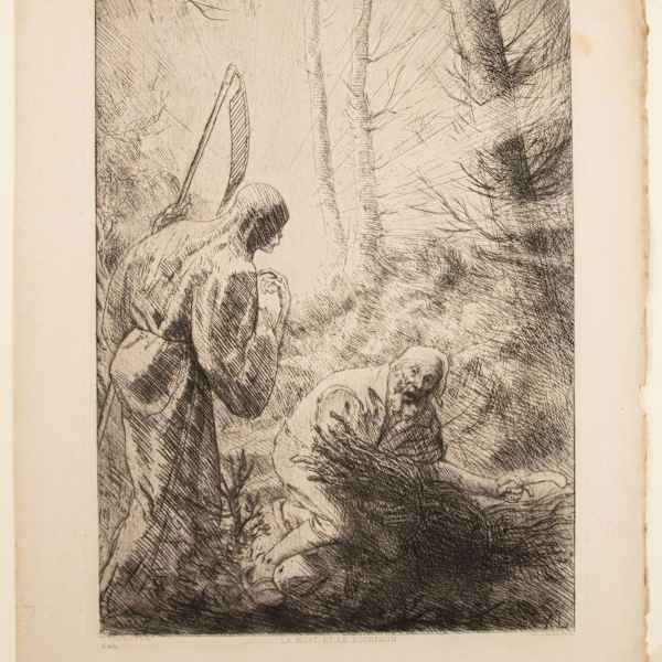 La Mort et le Bucheron by Alphonse Legros, Image 2.