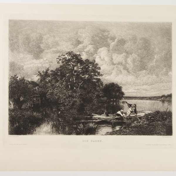 Die Barke (Une barque) by Theophile-Narcisse Chauvel, Image 2.