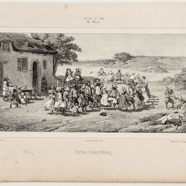 Korrolle (danse Bretonne) by Armand Leleux, Image 1.