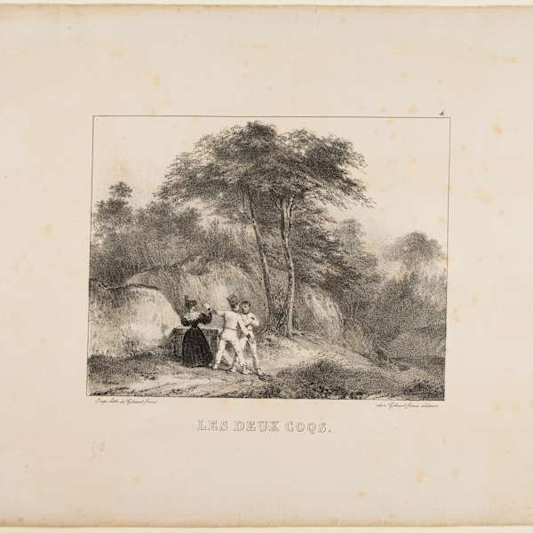 Les Deux Cogs by Nicolas Toussaint Charlet, Image 2.