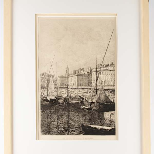 Un Coin de Vieux Port a Marseille by Lucien Gautier, Image 3.