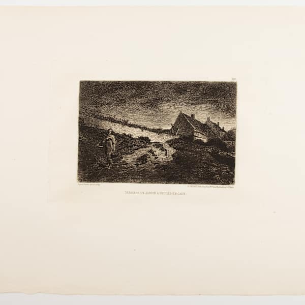 Derriere un Jardin a Veules-en-Caux (Behind a Garden in Veules, Caux (Normandy)) by Francois-Nicolas-Auguste Feyen-Perrin, Image 2.