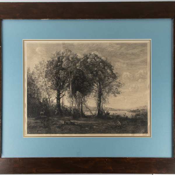 Landscape with Nymphs by Charles-Joseph Beauveriepri, Image 3.