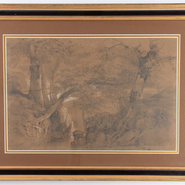 Trees on a River by Jules Coignet, Image 3.