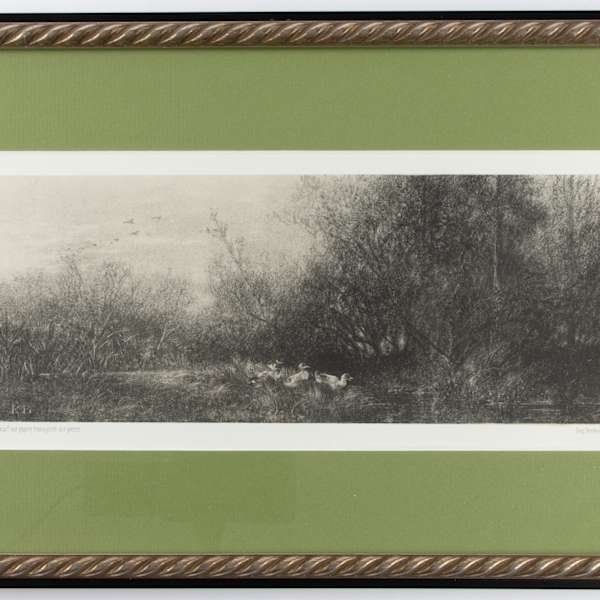 Le bord du ruisseau (Banks of the Stream) by Karl Bodmer, Image 3.