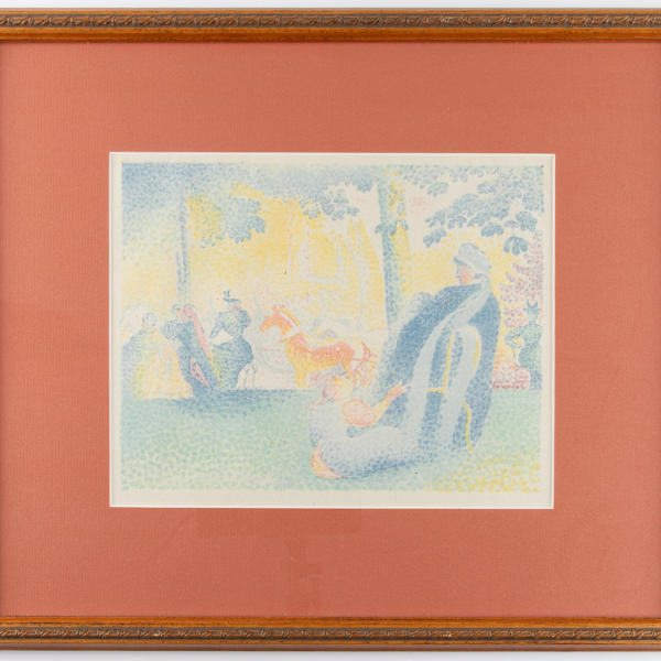 Aux Champs-Elysees (On the Champs-Elysees) by Henri-Edmond Cross, Image 3.