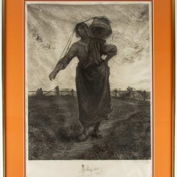 La petite bergere (The Little Shepherdess) by Lionel-Astride LeCouteux, Image 2.