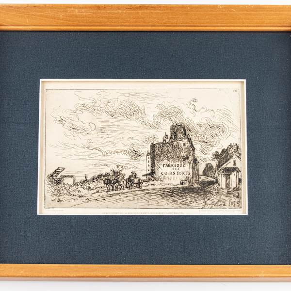 Demolitions de la rue des Francs-Bourgeois Saint-Marcel (The Demolition of the Street of Francs-Bourgeois Saint-Marcel) by Johan Berthold Jongkind, Image 3.