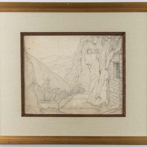 Italian Landscape by Edouard Bertin, Image 3.