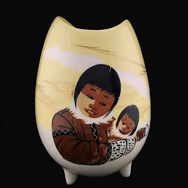 "Alaska Series" Art Pottery Vase by Matthew Adams, Image 2.