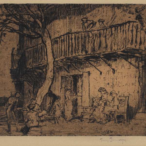 A Café, Cahors by Frank Brangwyn, Image 2.