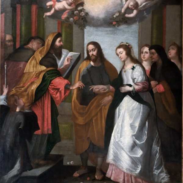 “The Marriage of the Virgin” by Workshop of Peter Paul Rubens, Image 1.
