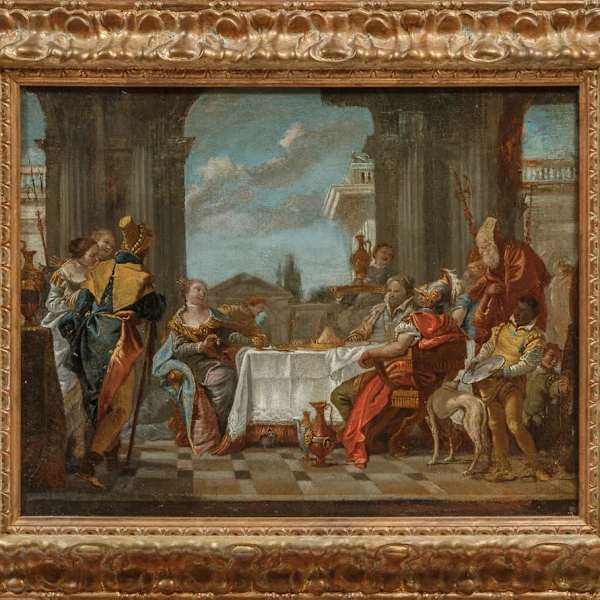 "The Banquet of Cleopatra" by Giovanni Tiepola, Image 1.